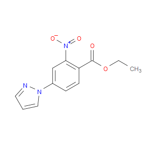 ETHYL 2-NITRO-4-(1-PYRAZOLYL)BENZOATE