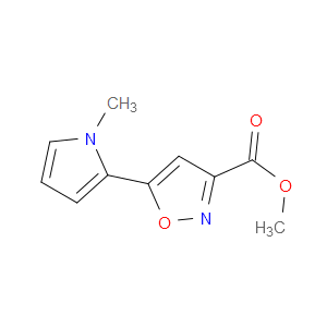 METHYL 5-(1-METHYL-2-PYRROLYL)ISOXAZOLE-3-CARBOXYLATE - Click Image to Close