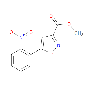 METHYL 5-(2-NITROPHENYL)ISOXAZOLE-3-CARBOXYLATE