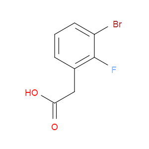 3-BROMO-2-FLUOROPHENYLACETIC ACID - Click Image to Close