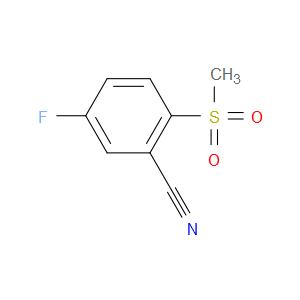 5-FLUORO-2-(METHYLSULFONYL)BENZONITRILE - Click Image to Close