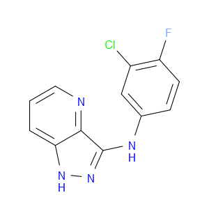 N-(3-CHLORO-4-FLUOROPHENYL)-1H-PYRAZOLO[4,3-B]PYRIDIN-3-AMINE