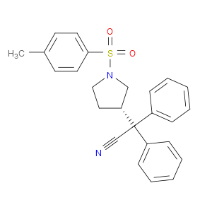 3-(S)-(1-CYANO-1,1-DIPHENYLMETHYL)-1-TOSYLPYRROLIDINE
