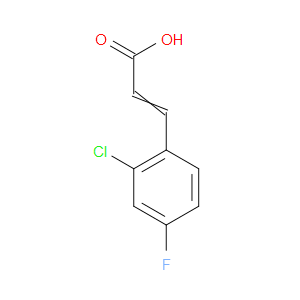 2-CHLORO-4-FLUOROCINNAMIC ACID - Click Image to Close