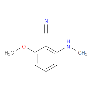 2-METHOXY-6-(METHYLAMINO)BENZONITRILE - Click Image to Close
