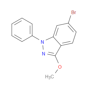 6-BROMO-3-METHOXY-1-PHENYL-1H-INDAZOLE