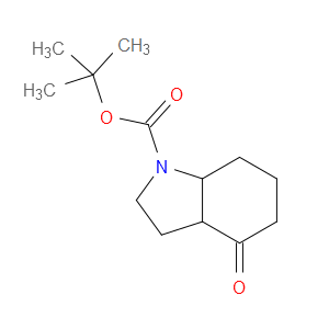 TERT-BUTYL 4-OXOOCTAHYDRO-1H-INDOLE-1-CARBOXYLATE