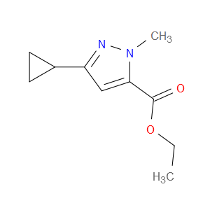 ETHYL 3-CYCLOPROPYL-1-METHYL-1H-PYRAZOLE-5-CARBOXYLATE