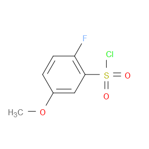 2-FLUORO-5-METHOXYBENZENE-1-SULFONYL CHLORIDE