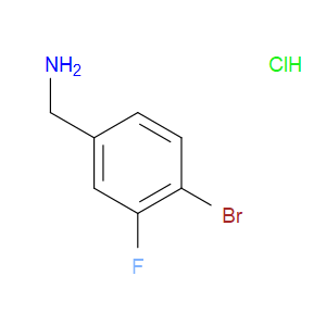(4-BROMO-3-FLUOROPHENYL)METHANAMINE HYDROCHLORIDE