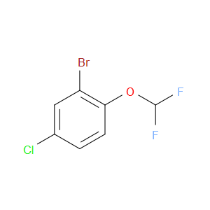 2-BROMO-4-CHLORO-1-(DIFLUOROMETHOXY)BENZENE - Click Image to Close