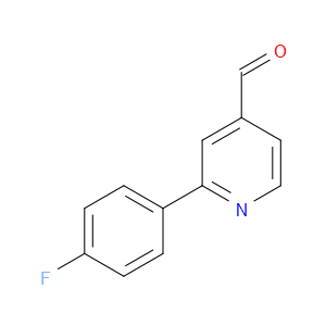 2-(4-FLUOROPHENYL)ISONICOTINALDEHYDE
