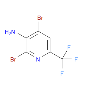 2,4-DIBROMO-6-(TRIFLUOROMETHYL)PYRIDIN-3-AMINE