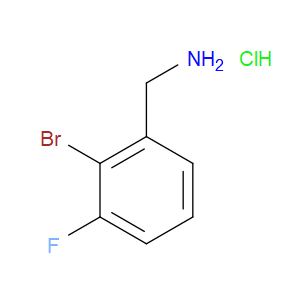 (2-BROMO-3-FLUOROPHENYL)METHANAMINE HYDROCHLORIDE