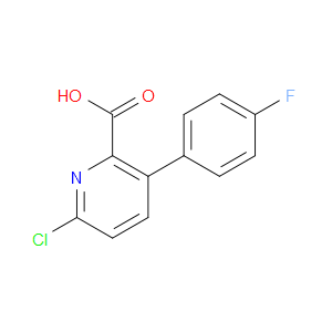 6-CHLORO-3-(4-FLUOROPHENYL)PICOLINIC ACID