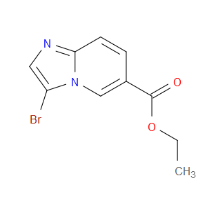 ETHYL 3-BROMOIMIDAZO[1,2-A]PYRIDINE-6-CARBOXYLATE - Click Image to Close