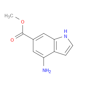 METHYL 4-AMINO-1H-INDOLE-6-CARBOXYLATE