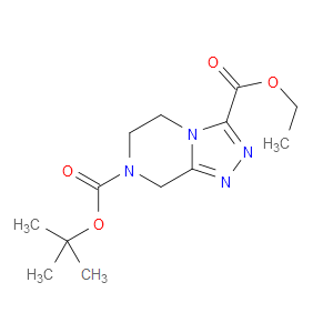 7-TERT-BUTYL 3-ETHYL 5,6-DIHYDRO-[1,2,4]TRIAZOLO[4,3-A]PYRAZINE-3,7(8H)-DICARBOXYLATE - Click Image to Close