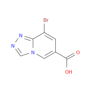 8-BROMO-[1,2,4]TRIAZOLO[4,3-A]PYRIDINE-6-CARBOXYLIC ACID - Click Image to Close