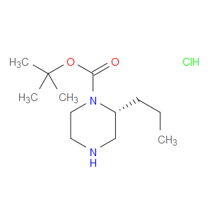 (R)-TERT-BUTYL 2-PROPYLPIPERAZINE-1-CARBOXYLATE HYDROCHLORIDE