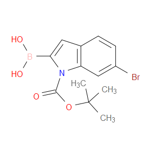 (6-BROMO-1-(TERT-BUTOXYCARBONYL)-1H-INDOL-2-YL)BORONIC ACID - Click Image to Close