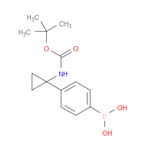 4-(1-(TERT-BUTOXYCARBONYLAMINO)CYCLOPROPYL)PHENYLBORONIC ACID