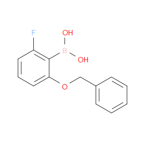 2-BENZYLOXY-6-FLUOROPHENYLBORONIC ACID