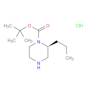 (S)-TERT-BUTYL 2-PROPYLPIPERAZINE-1-CARBOXYLATE HYDROCHLORIDE