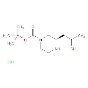 (R)-TERT-BUTYL 3-ISOBUTYLPIPERAZINE-1-CARBOXYLATE HYDROCHLORIDE