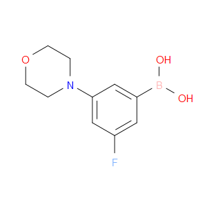 (3-FLUORO-5-MORPHOLINOPHENYL)BORONIC ACID