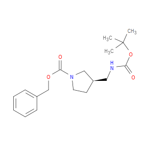 R-1-CBZ-3-(BOC-AMINOMETHYL)-PYRROLIDINE - Click Image to Close