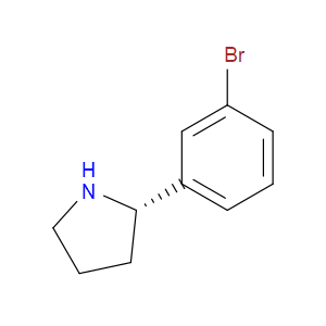 (2S)-2-(3-BROMOPHENYL)PYRROLIDINE