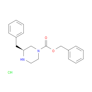 (S)-BENZYL 3-BENZYLPIPERAZINE-1-CARBOXYLATE HYDROCHLORIDE