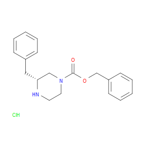 (R)-BENZYL 3-BENZYLPIPERAZINE-1-CARBOXYLATE HYDROCHLORIDE