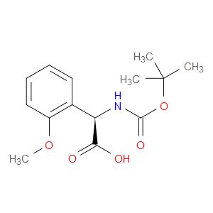 (R)-2-((TERT-BUTOXYCARBONYL)AMINO)-2-(2-METHOXYPHENYL)ACETIC ACID