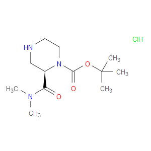 (R)-TERT-BUTYL 2-(DIMETHYLCARBAMOYL)PIPERAZINE-1-CARBOXYLATE HYDROCHLORIDE