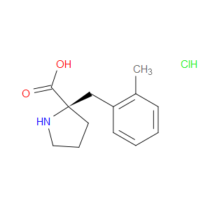 (R)-2-(2-METHYLBENZYL)PYRROLIDINE-2-CARBOXYLIC ACID HYDROCHLORIDE