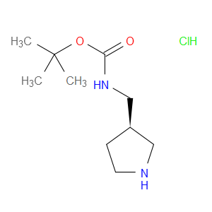 (R)-TERT-BUTYL (PYRROLIDIN-3-YLMETHYL)CARBAMATE HYDROCHLORIDE - Click Image to Close