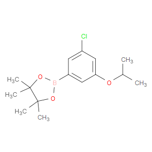 2-(3-CHLORO-5-ISOPROPOXYPHENYL)-4,4,5,5-TETRAMETHYL-1,3,2-DIOXABOROLANE