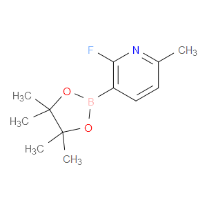 2-FLUORO-6-METHYL-3-(4,4,5,5-TETRAMETHYL-1,3,2-DIOXABOROLAN-2-YL)PYRIDINE