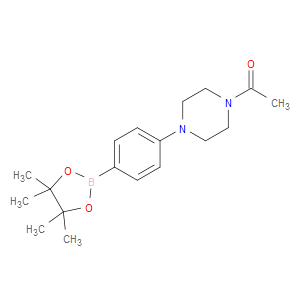 1-(4-(4-(4,4,5,5-TETRAMETHYL-1,3,2-DIOXABOROLAN-2-YL)PHENYL)PIPERAZIN-1-YL)ETHANONE - Click Image to Close
