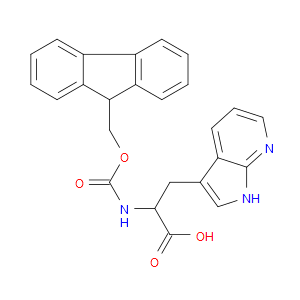 2-((((9H-FLUOREN-9-YL)METHOXY)CARBONYL)AMINO)-3-(1H-PYRROLO[2,3-B]PYRIDIN-3-YL)PROPANOIC ACID - Click Image to Close