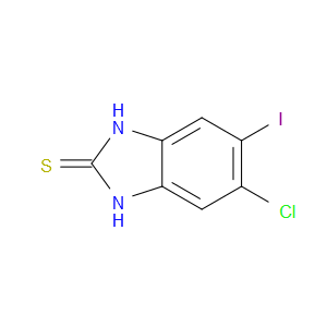5-CHLORO-6-IODO-1H-BENZO[D]IMIDAZOLE-2(3H)-THIONE - Click Image to Close