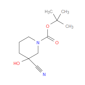 TERT-BUTYL 3-CYANO-3-HYDROXYPIPERIDINE-1-CARBOXYLATE