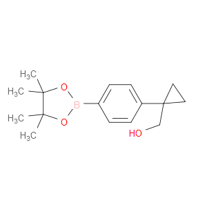 (1-(4-(4,4,5,5-TETRAMETHYL-1,3,2-DIOXABOROLAN-2-YL)PHENYL)CYCLOPROPYL)METHANOL