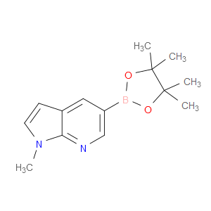 1-METHYL-5-(4,4,5,5-TETRAMETHYL-1,3,2-DIOXABOROLAN-2-YL)-1H-PYRROLO[2,3-B]PYRIDINE