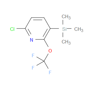 6-CHLORO-2-(TRIFLUOROMETHOXY)-3-(TRIMETHYLSILYL)PYRIDINE