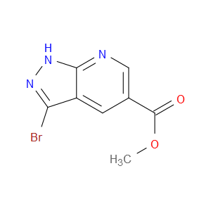 METHYL 3-BROMO-1H-PYRAZOLO[3,4-B]PYRIDINE-5-CARBOXYLATE - Click Image to Close