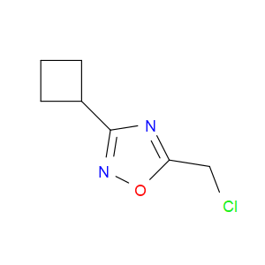 5-(CHLOROMETHYL)-3-CYCLOBUTYL-1,2,4-OXADIAZOLE - Click Image to Close