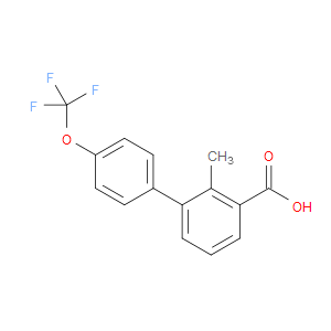 2-METHYL-3-(4-TRIFLUOROMETHOXYPHENYL)BENZOIC ACID - Click Image to Close